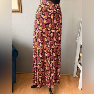NWT!! 💗🧡 LuLaRoe Floral Maxi Skirt - Pink and Yellow